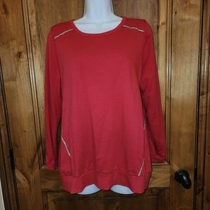 Torrid Pink Sweatshirt with sequins. Size 00